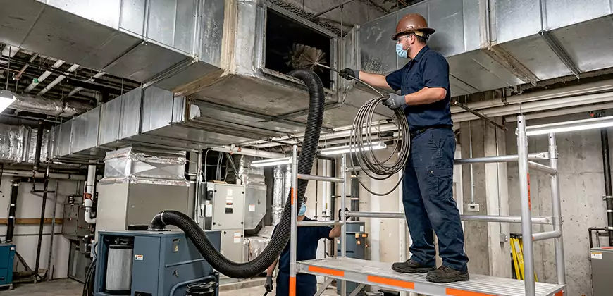 Commercial Ventilation System Cleaning in Quincy